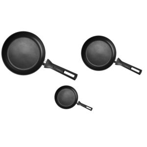 ERNESTO® Hliníková panvica Greener recycle, Ø 20 cm + Ø 24 cm + Ø 28 cm vyobraziť