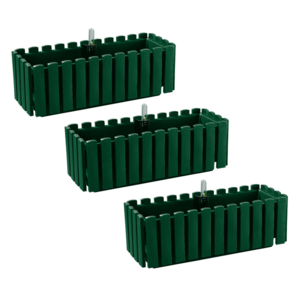 PARKSIDE® Kvetináč Kensington, 50 cm, zelená, 3 kusy vyobraziť