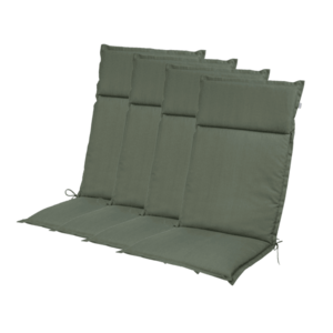 LIVARNO home Podložka na kreslo s vysokým operadlom Houston, zelená, 4 kusy vyobraziť