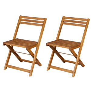 LIVARNO home Skladacia stolička Sevilla, 2 kusy vyobraziť