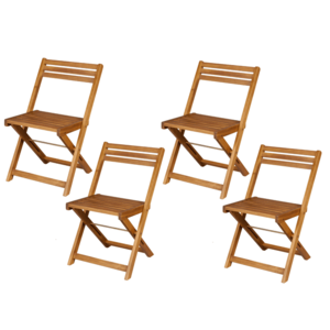 LIVARNO home Skladacia stolička Sevilla, 4 kusy vyobraziť