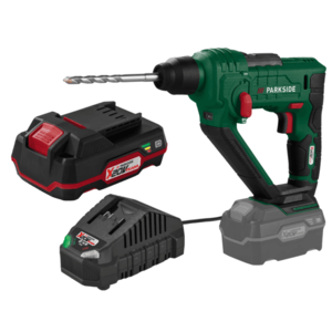 PARKSIDE® Aku vŕtacie kladivo PABH 20-Li D4 + Akumulátor 20 V/2 Ah + Nabíjačka na akumulátor 20 V/2, 4 A vyobraziť