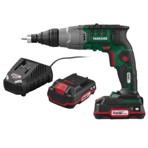 PARKSIDE® Aku skrutkovač na sadrokartón 20 V PTBSA 20-Li A1 s akumulátorom 20 V/2 Ah a nabíjačkou + Akumulátor 20 V/4 Ah PAP 20 B3 vyobraziť