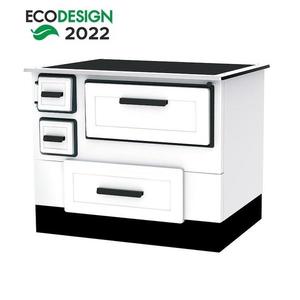 Kuchynské kachle ALFA 55 biela 6 kW pravé vyobraziť