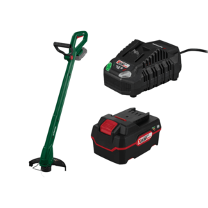 PARKSIDE® Aku strunová kosačka PART 20-Li A1 + Akumulátor 20 V/4 Ah PAP 20 B3 + Nabíjačka akumulátora 20 V/4, 5 A PLG 20 C3 vyobraziť