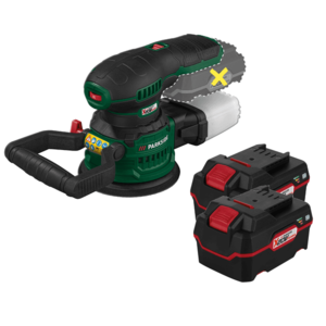PARKSIDE® Aku excentrická brúska PAEXS 20-Li B2 + Akumulátor 20 V/4 Ah PAP 20 B3, 2 kusy vyobraziť