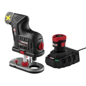 PARKSIDE PERFORMANCE® Aku fréza na hrany PPAKF 12 A1 + Akumulátor 12 V/2 Ah + Nabíjačka na akumulátor 12 V/2, 4 A vyobraziť