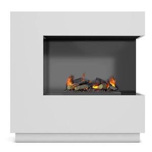 Elektrický krb Zen pravý 400/600 biely vyobraziť