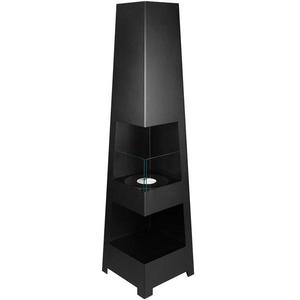 Biokrb voľne stojaci Pyramid čierna matná vyobraziť