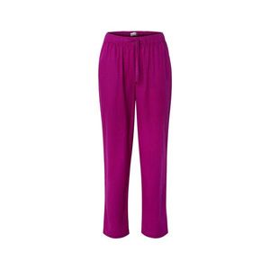 Ľanové nohavice, bordové vyobraziť