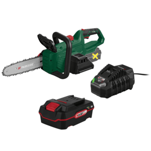 PARKSIDE® Aku reťazová píla PAKS 20-Li E5 + Akumulátor 20 V/4 Ah PAP 20 B3 + Nabíjačka akumulátora 20 V/4, 5 A PLG 20 C3 vyobraziť