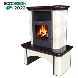 Krbové kachle Bremen II butter-coffebrown 7 kW vyobraziť