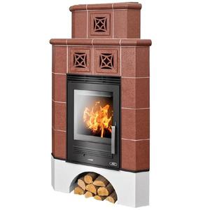 Krbové kachle Regina rohová hnedá vyobraziť