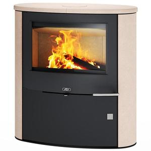 Krbové kachle Omaha Cream HD čierna vyobraziť