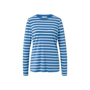 Prúžkované tričko s dlhými rukávmi vyobraziť