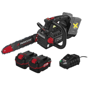 PARKSIDE PERFORMANCE® Aku prerezávacia píla na stromy PPAKS 40-Li A1 + Akumulátor 20 V/4 Ah, 2 kusy + Nabíjačka na akumulátor 20 V/4, 5 A vyobraziť