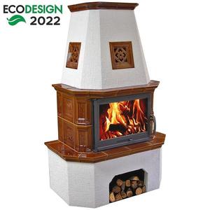 Krbové kachle Koln Goldbrown 9 kW vyobraziť