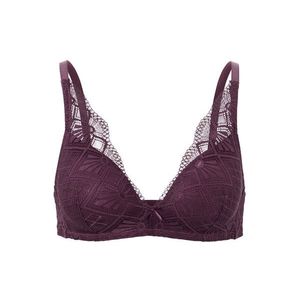 Podprsenka s mäkkými košíčkami, tmavofialová vyobraziť