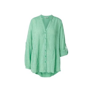 Pásikavá dlhá tunika, zelená vyobraziť