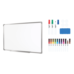 crelando® Magnetická biela tabuľa + Príslušenstvo k magnetickej tabuli vyobraziť