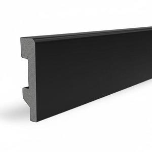 Podlahová lišta Parquet Mercado Premium 80 čierna 2, 2 m vyobraziť