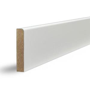 Podlahová lišta MDF Classic 80 Biela 2.2m vyobraziť