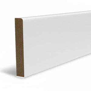 Podlahová lišta MDF Classic 100 Biela 2.2m vyobraziť
