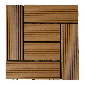 Terasová dlaždica WPC Teak 300x300 mm vyobraziť