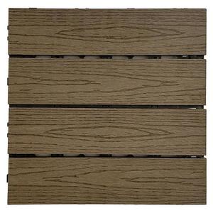 Terasová dlaždica drevená štruktúra Antracit 300x300 cm vyobraziť