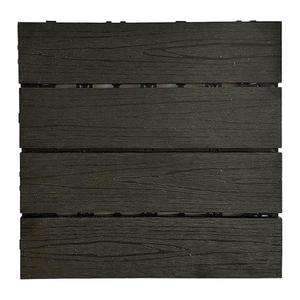 Terasová dlaždica drevená štruktúra Antracit 300x300 mm vyobraziť