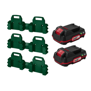 PARKSIDE® Dvojitý nástenný držiak na akumulátor, 3 kusy + Akumulátor 20 V/2 Ah PAP 20 B1, 2 kusy vyobraziť