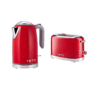 SILVERCREST® Rýchlovarná kanvica + Hriankovač Retro 1973, červená vyobraziť