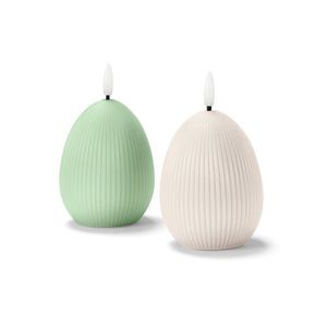 LED sviečky z pravého vosku, 2 ks vyobraziť