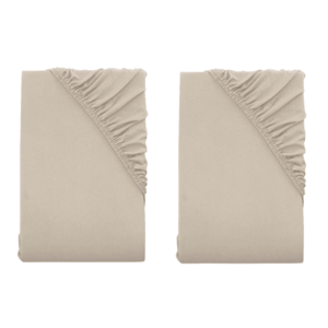 LIVARNO home Napínacia džersejová plachta, 90 – 100 x 200 cm, bledosivá, 2 kusy vyobraziť