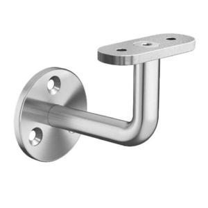 Plochý držiak zábradlia 42, 4 mm 3 upevňovacie body nehrdz. oceľ vyobraziť