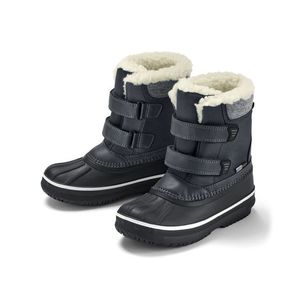 Detské topánky do každého počasia, čierne vyobraziť