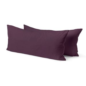 Džersejové obliečky na vankúše, 2 ks, ružové vyobraziť