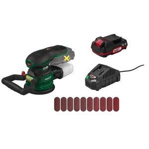 PARKSIDE® Aku excentrická brúska PAEXS 20-Li B2 + Akumulátor 20 V/2 Ah + Nabíjačka 20 V/2, 4 A + Súprava brúsnych papierov vyobraziť