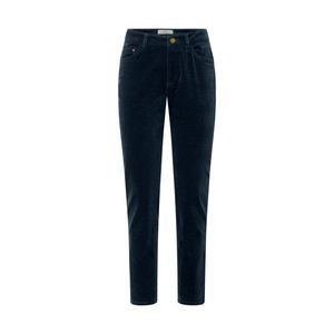 Zamatové nohavice, tmavomodré vyobraziť