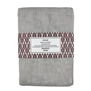 Záclona na stuhách Dolly polyester svetlosivá 140x180 (x2) Merkury Home II/2 vyobraziť