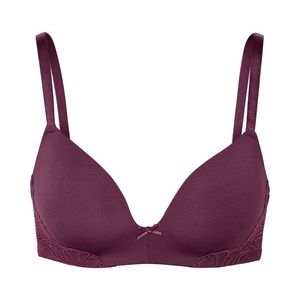 Podprsenka s mäkkými košíčkami, bordová vyobraziť