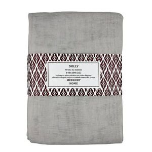 Záclona na páske Dolly polyester svetlosivá 140x180 (x2) Merkury Home vyobraziť
