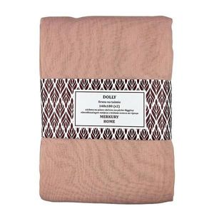 Záclona na páske Dolly polyester svetloružový 140x180 (x2) Merkury Home vyobraziť