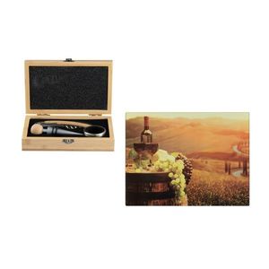 Masterpro Súprava na víno + Doska na krájanie s motívom vína vyobraziť