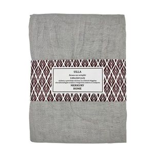 Záclona s provázky Ulla polyester svetlosivá 140x260 Merkury Home II/22 vyobraziť