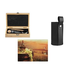 Masterpro Súprava na víno + Doska s motívom vína + Chladič na víno vyobraziť