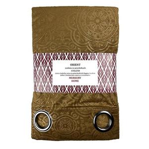 Záves Orient na priechodkách 135x250 horčicová Merkury Home vyobraziť