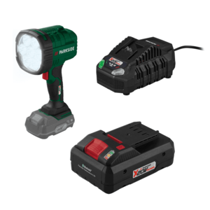 PARKSIDE® Aku LED ručný reflektor 20 V PHLA 20-Li A1 + Smart akumulátor 20 V/4 Ah + Nabíjačka akumulátora 20 V/4, 5 A vyobraziť