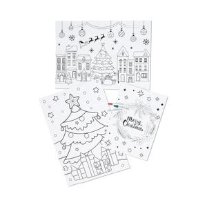 Vianočná okenná omaľovánka vyobraziť