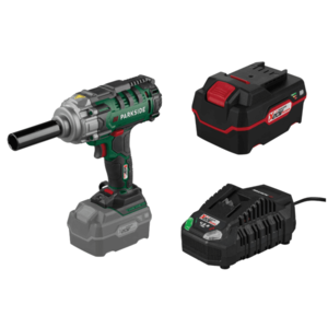 PARKSIDE® Aku rázový uťahovák 20 V PASSK 20-Li C4 + Akumulátor 20 V/4 Ah PAP 20 B3 + Nabíjačka akumulátora 20 V/4, 5 A PLG 20 C3 vyobraziť